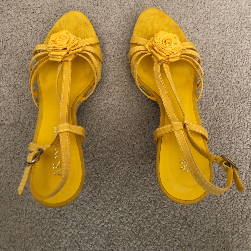 Anne Klein Yellow Wedge